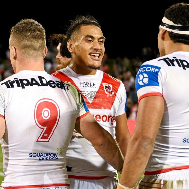 Tuipulotu in awe of the WIN crowd after victory on Red V debut
