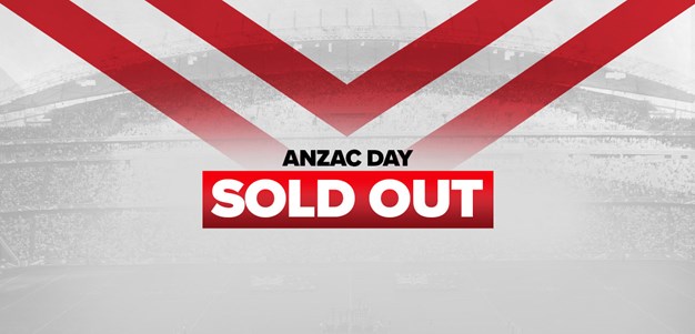 Anzac Day officially sold out
