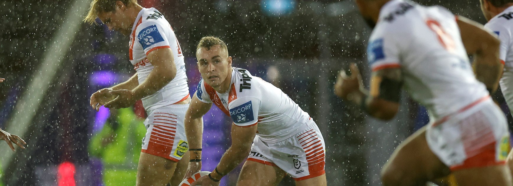 Knights overcome Dragons in wet conditions