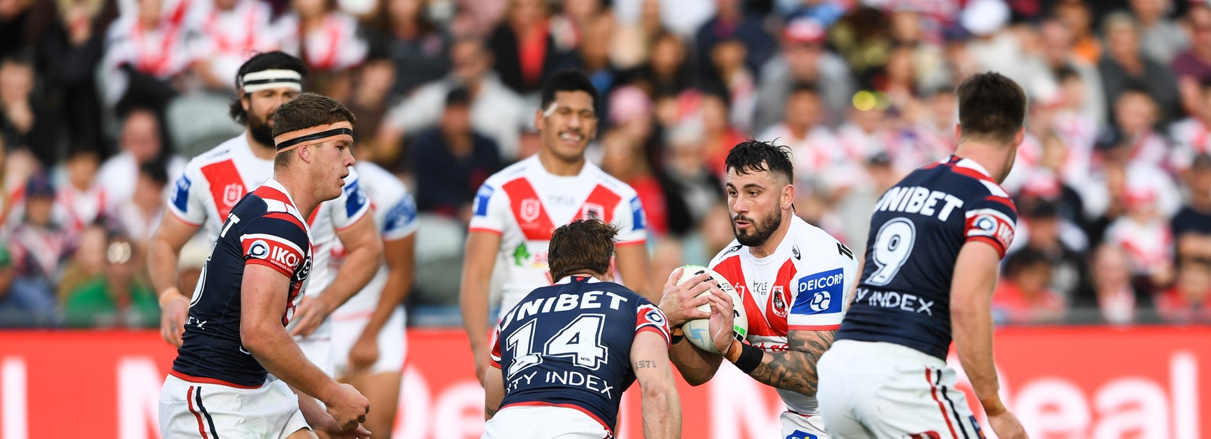 Tedesco, Manu supreme as Roosters blitz Dragons