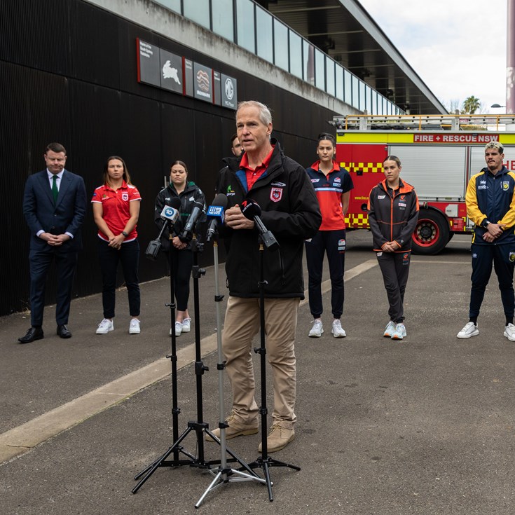 Dragons to support firefighter welfare in FRNSW partnership