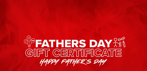 Happy Father's Day Gift Certificate