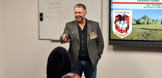 Former army officer inspires Dragons