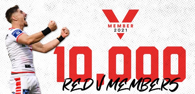 Dragons hit 10,000 Red V members for 2021