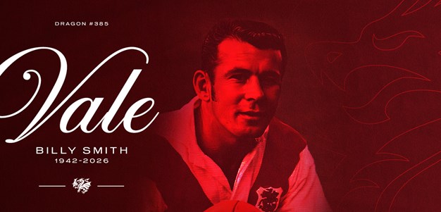 Vale Billy Smith: Dragons mourn passing of club legend