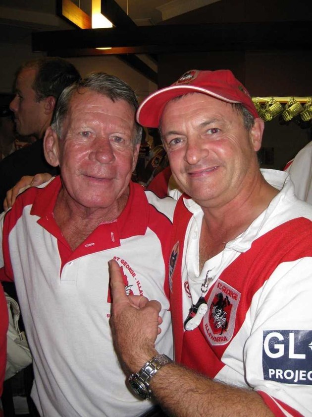 Greg Young with Billy Smith