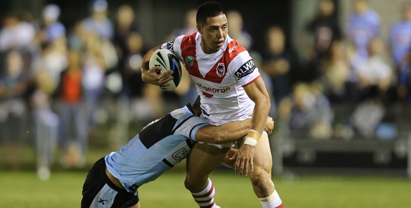 Gerard Beale playing for the Dragons in 2014
