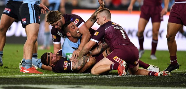 Last-gasp try sees NSW win Origin series over Maroons