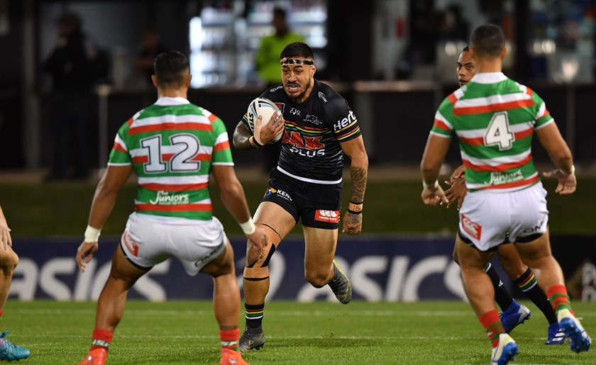 Nick Lui-Toso in action for the Penrith Panthers NSW Cup side in 2019