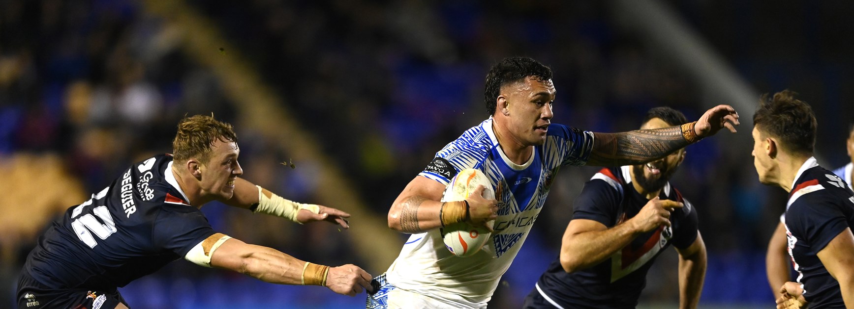 May scores four as Samoa beat France to advance