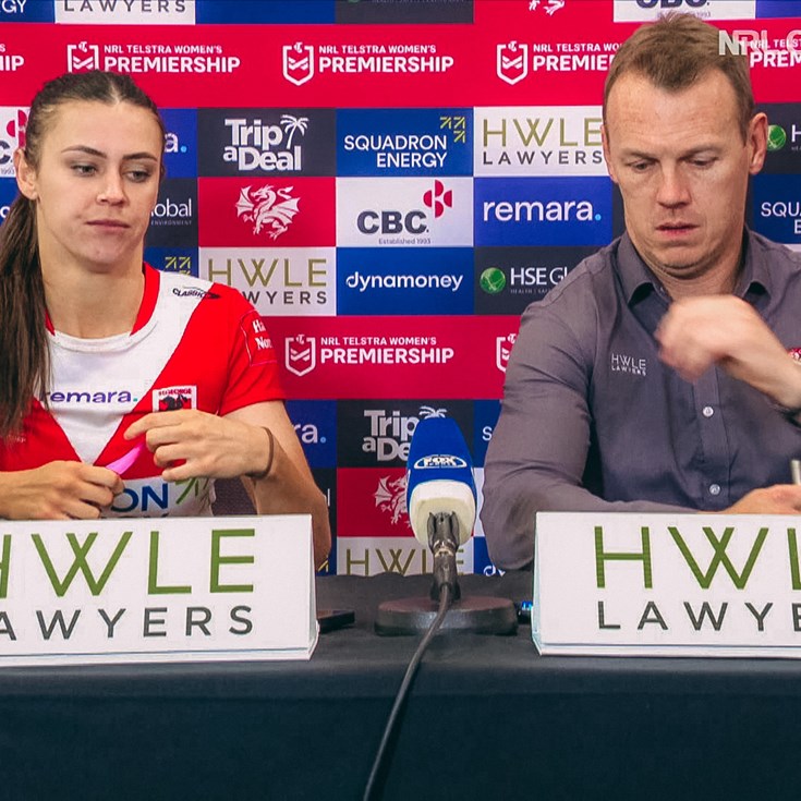 NRLW Press Conference: Round 9 v Warriors