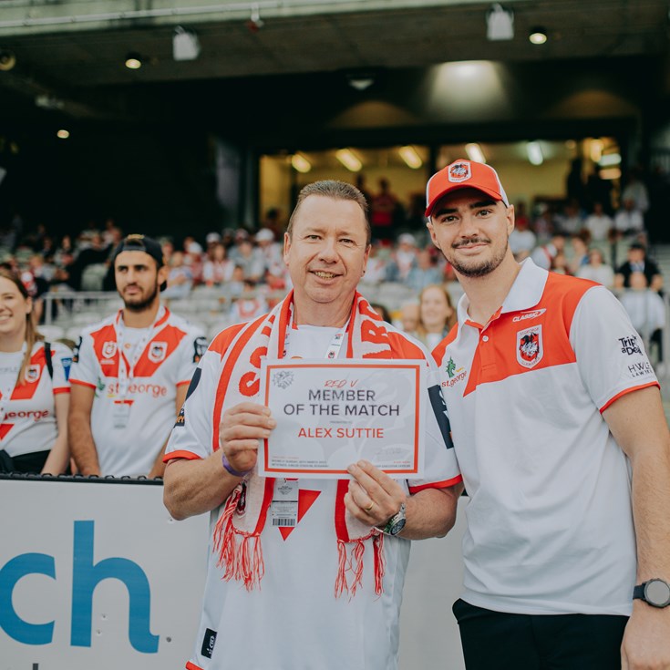 Member of the match: Round 4 v Sharks