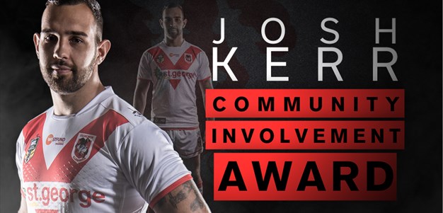 Josh Kerr Community Involvement Award winner