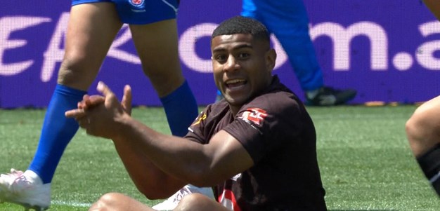 Lovodua crosses for Fiji's first try