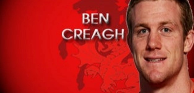 Ben Creagh believes Pressure is Shared