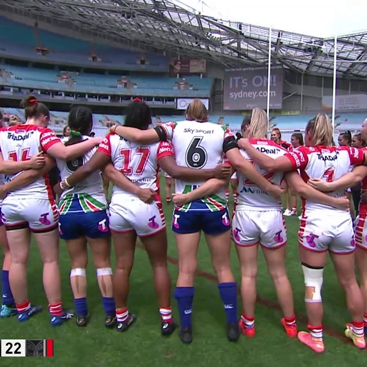 Dragons and Warriors share emotional moment