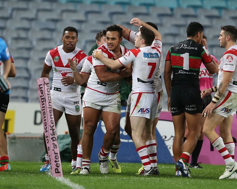 Digital Image by Robb Cox Â©nrlphotos.com : : NYC Rugby League, South Sydney Rabbitohs Vs St George Illawarra Dragons, Round 12,  at ANZ Stadium, Homebush. Monday the 2nd of June 2014.
