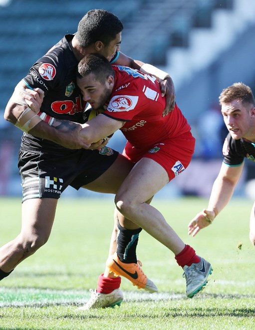Digital Image by Robb Cox Â©nrlphotos.com:  :NYC Rugby League - Round 22, St George Illawarra Dragons V Penrith Panthers at WIN Stadium, Sunday August 10th 2014.