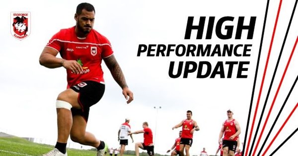 High Performance Update: Round 17 | Dragons