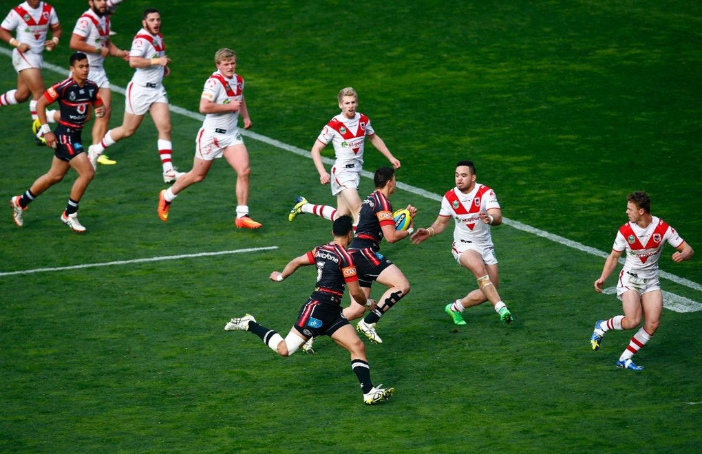:           NYC Holden Cup Rugby League, Round 22, NZ Warriors v St George Dragons at Westpac Stadium, Saturday 8th August 2015. Digital image by Shane Wenzlick, copyright nrlphotos.com