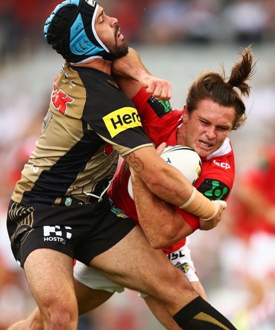 Competition - NRLRound - Round 04Teams â Dragons v PanthersDate â 27th of March 2016Venue â WIN Stadium, Wollongong NSWPhotographer â Mark NolanDescription â 