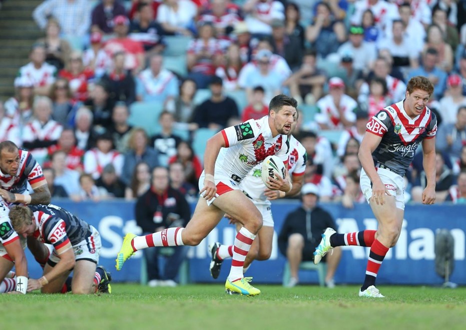 Competition - NRL PremiershipRound - Round 08Teams - St George Illawarra Dragons V Sydney RoostersDate - 25th of April 2016Venue - Allianz StadiumPhotographer - Robb Cox