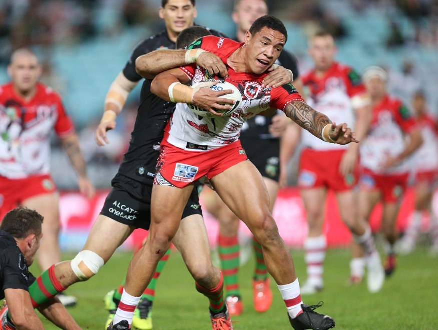 Competition - NRL.Round - 11.Teams - South Sydney Rabbitohs VS Sy George Illawarra Dragons.Date - 19th of May 2016.Venue - ANZ Stadium, Homebush.Photographer - Robb Cox.
