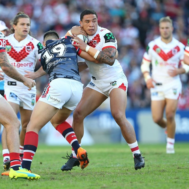 Competition - NRL PremiershipRound - Round 08Teams - St George Illawarra Dragons V Sydney RoostersDate - 25th of April 2016Venue - Allianz StadiumPhotographer - Robb Cox