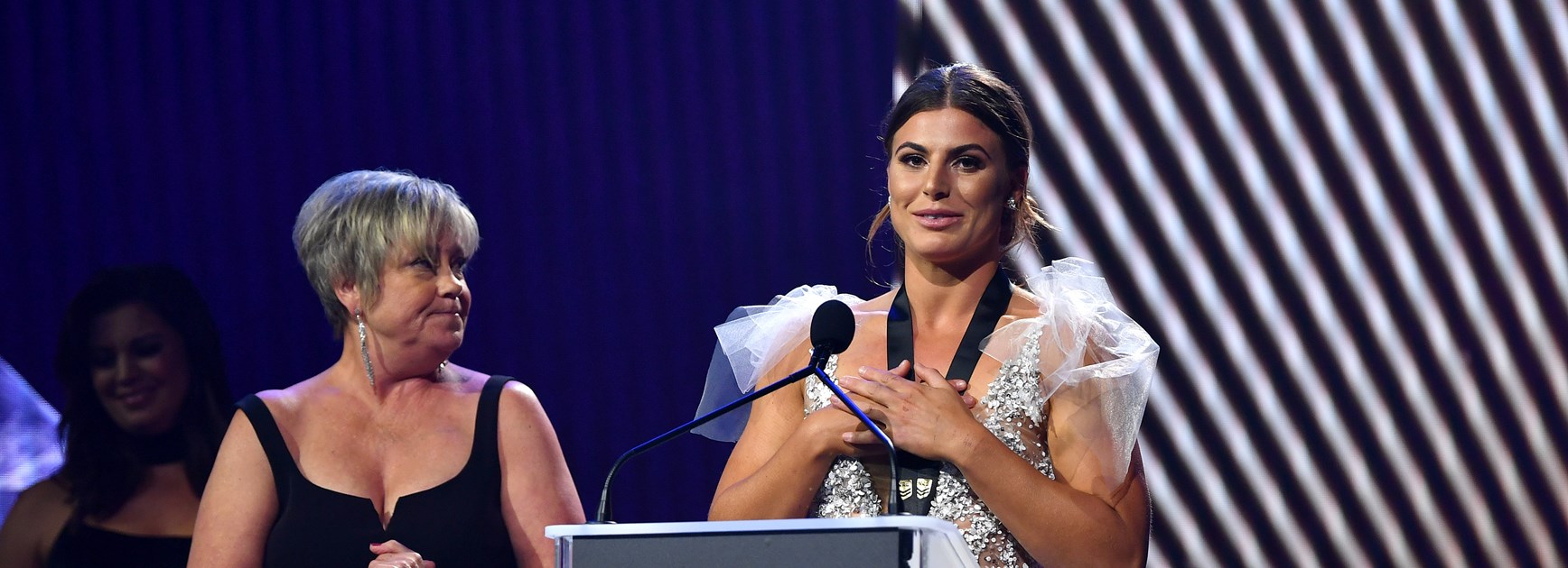 'Over the moon': Stunned Sergis collects women's Dally M Medal