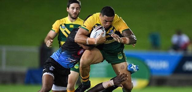 Frizell and Hunt star as the Australian PM's XIII romp Fiji counterparts