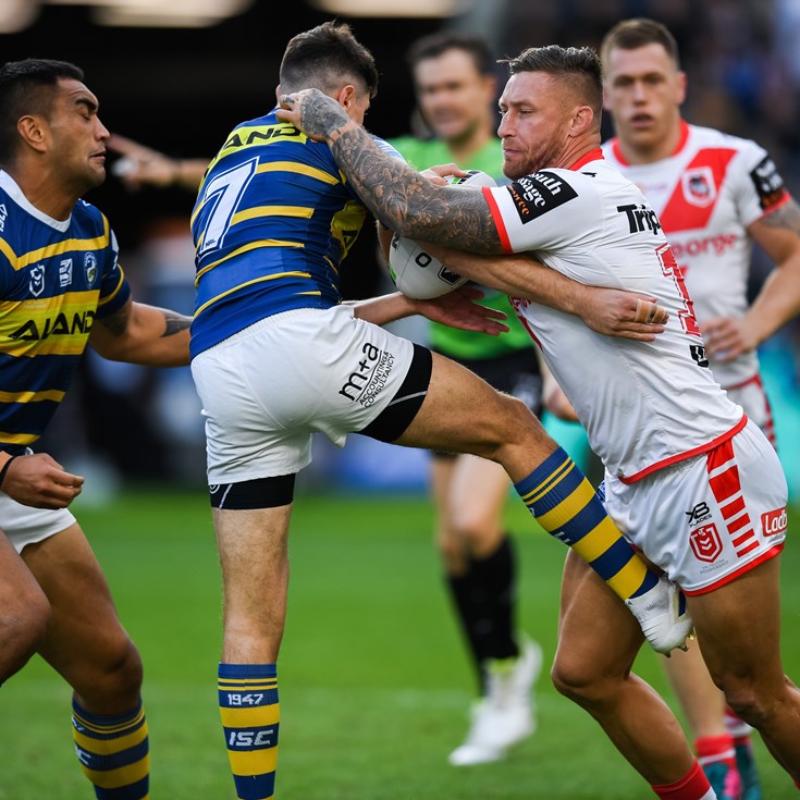 Dragons fall away to Eels at Bankwest Stadium