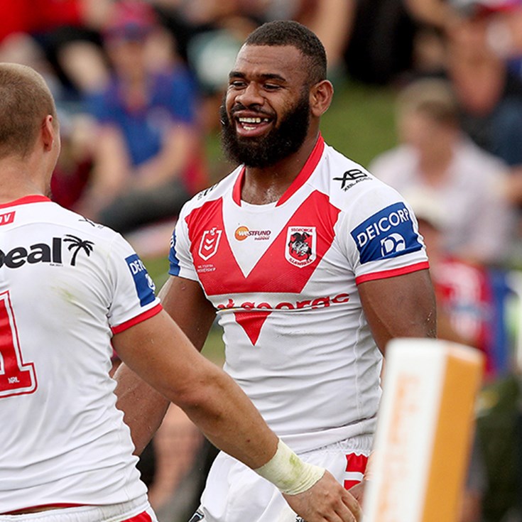 Dragons thump Knights as Pereira scores four