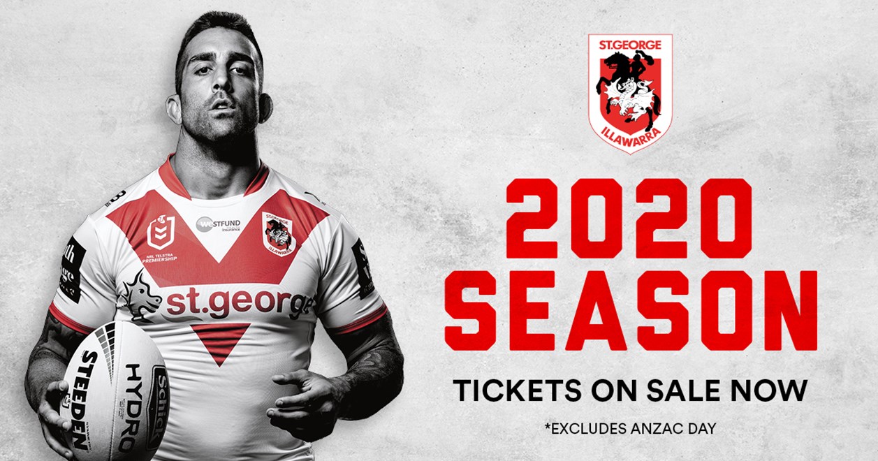 Dragons home game tickets on sale Dragons