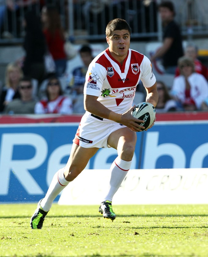 Bronx Goodwin during his playing days for St George Illawarra Dragons. 