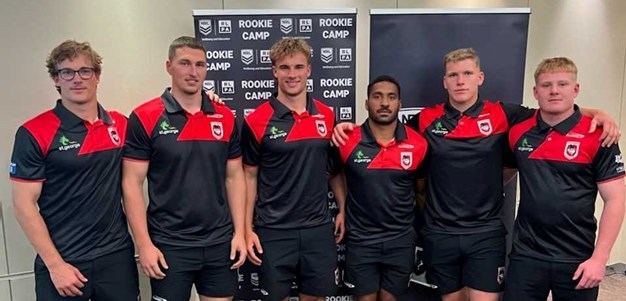 Young Dragons thrive at NRL rookie camp