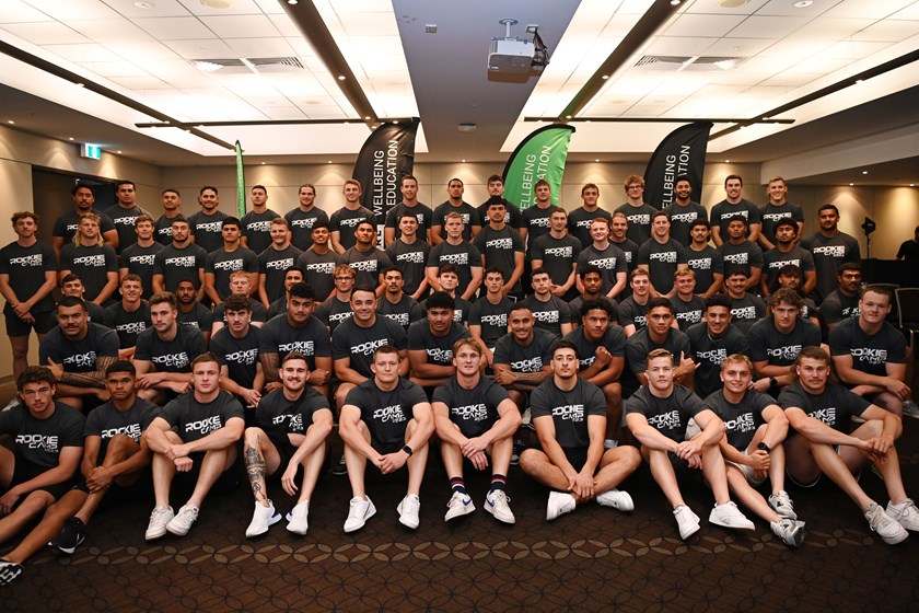 Players from all 17 clubs took part in the NRL Rookie Camp.