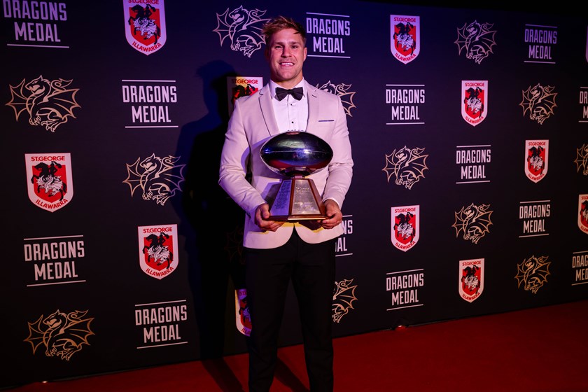 Jack de Belin pictured with the Immortals Trophy.