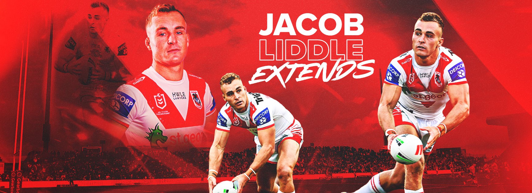 Jacob Liddle extends time at Dragons