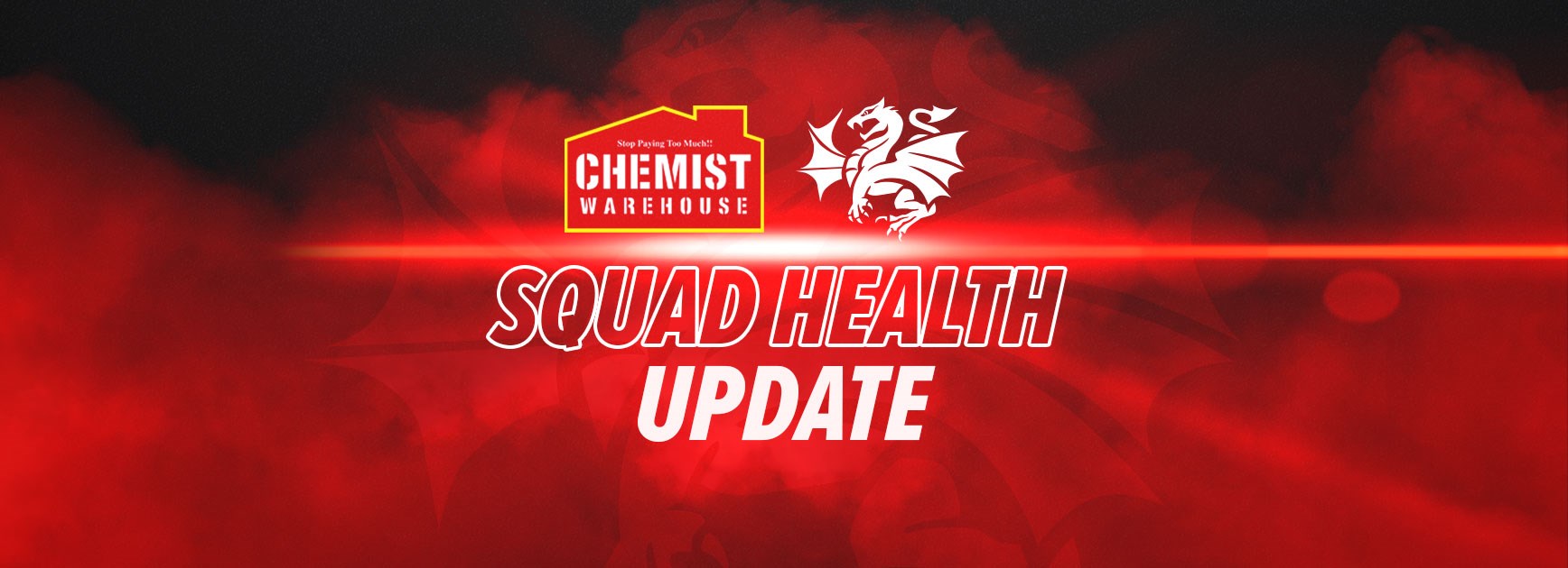 Chemist Warehouse squad health update – Round 20