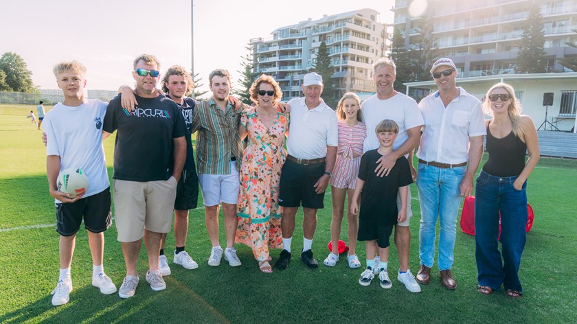 Members of the Gasnier family were in attendance for the special occasion.