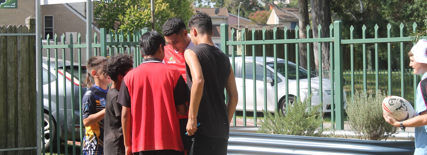 Dragons visit Bundaleer Connect Program