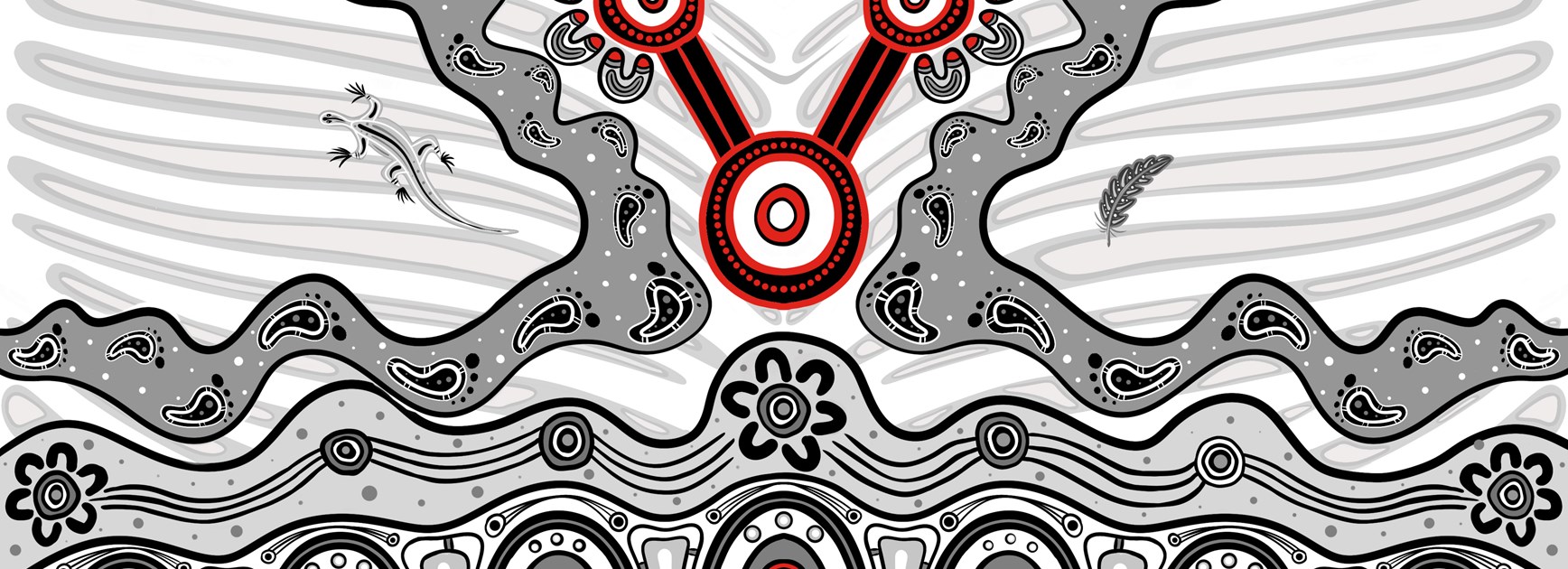The winner of the Dragons 2024 Indigenous Jersey Design competition: Brendon Garlett's 'Spirit of Connection'