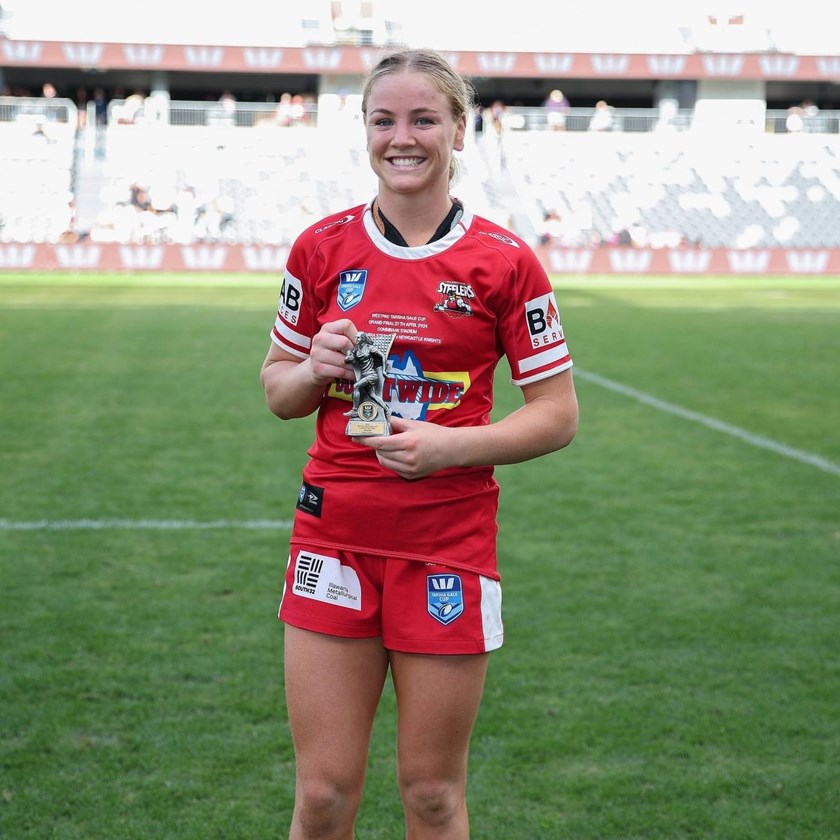 2024 Tarsha Gale Cup Player of the Series Kasey Reh.