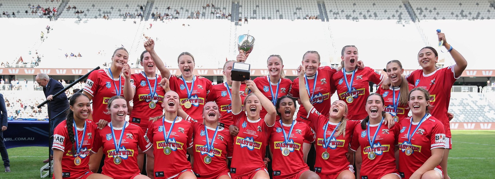 Your 2024 Tarsha Gale Cup premiers, the Illawarra Steelers.