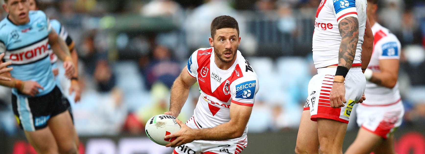 Sharks down Dragons in slippery local derby