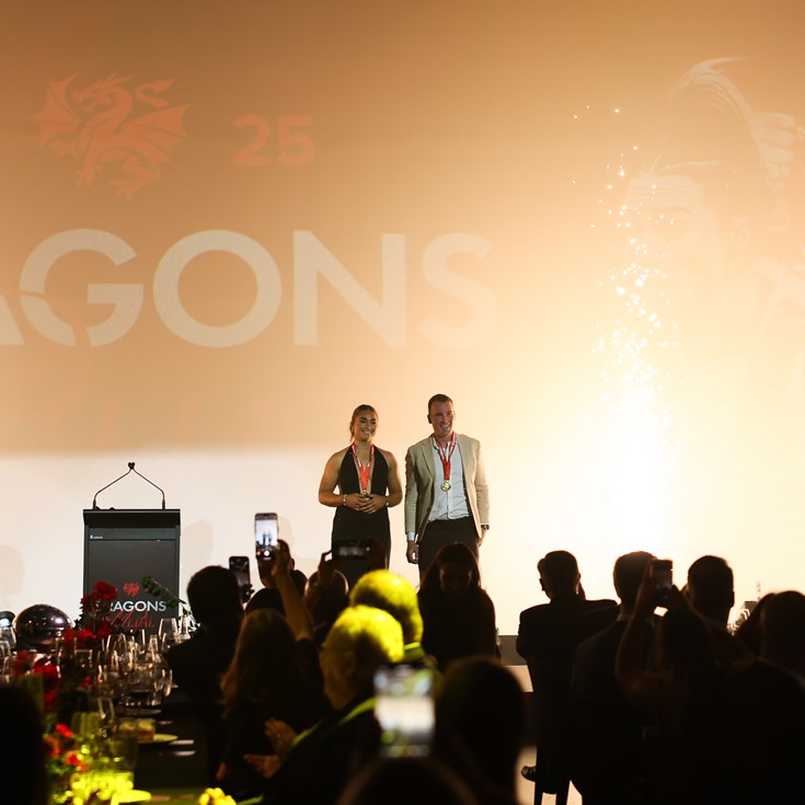 Gutherson, Mulhall claim top gongs at 2025 Dragons Medal
