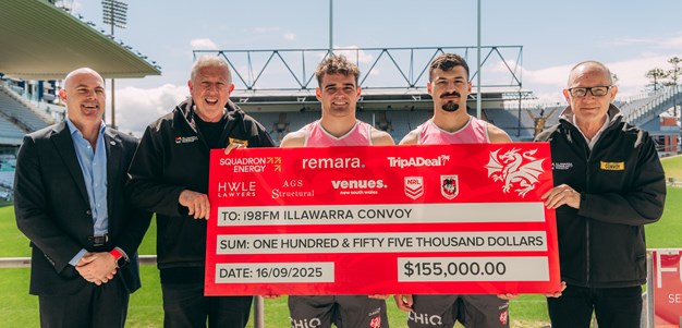 Dragons help raise $155k for i98FM Illawarra Convoy
