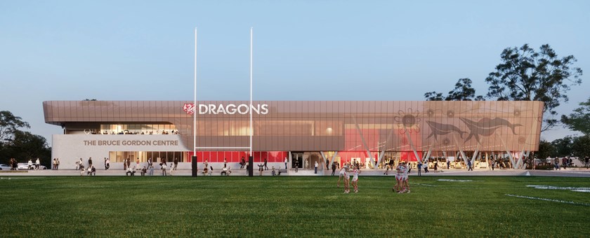 An artist mock-up of The Bruce Gordon Centre at UOW’s Innovation Campus.