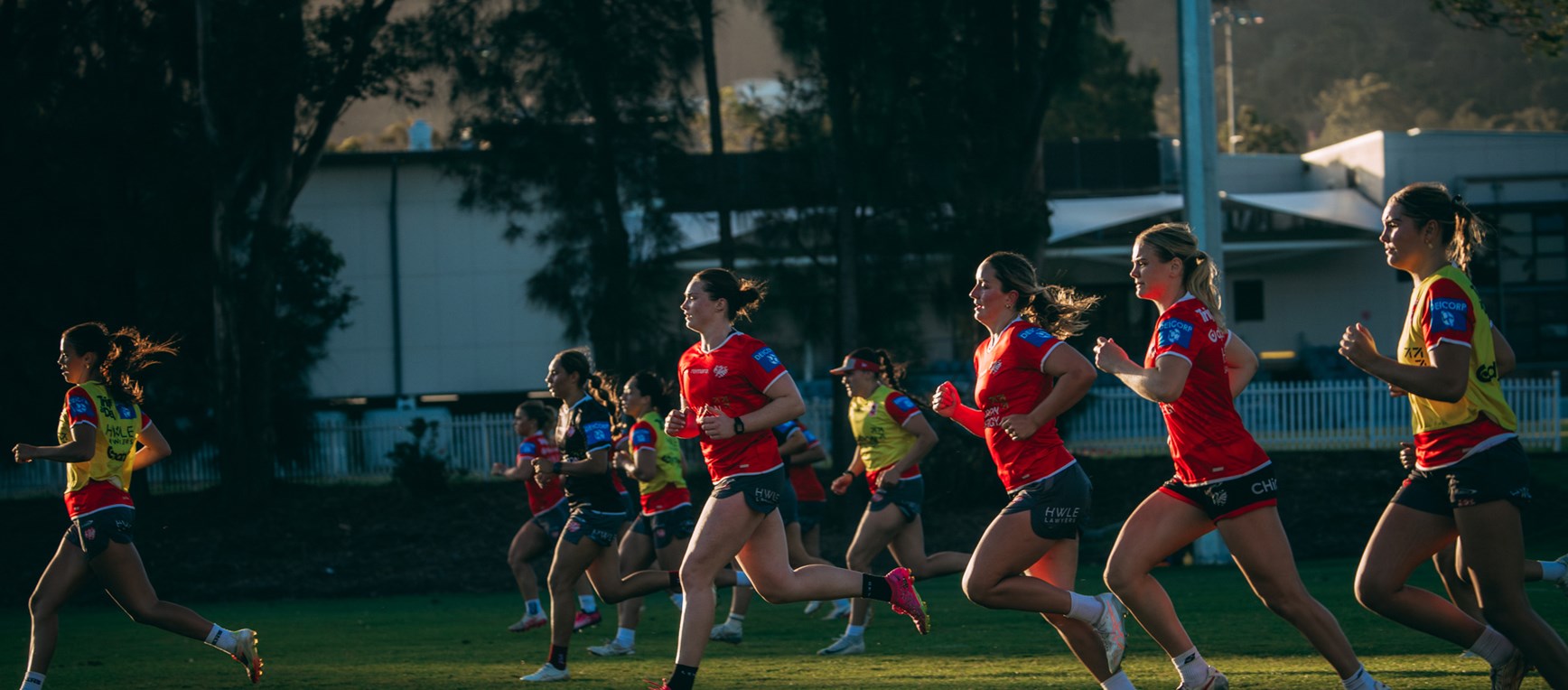 NRLW squad clocking in early