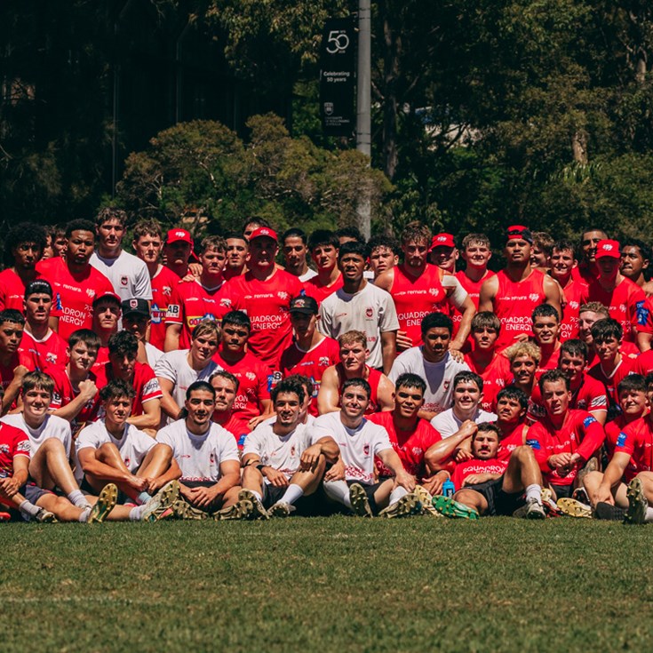 Squads come together for club-wide training session